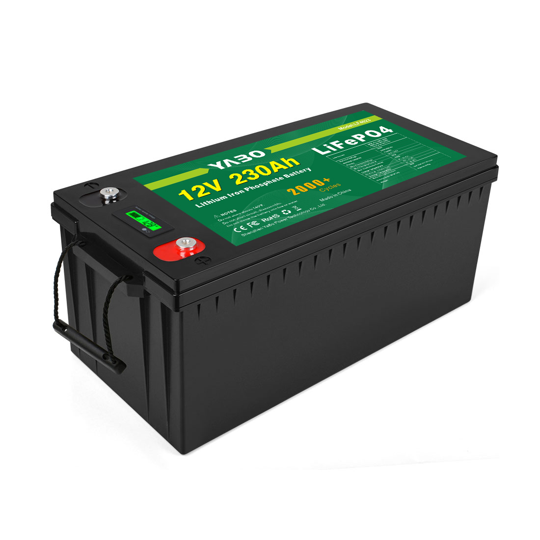 Batteria YABO 12V 230Ah LiFePO4 Soluzione affidabile per energia solare e di backup
